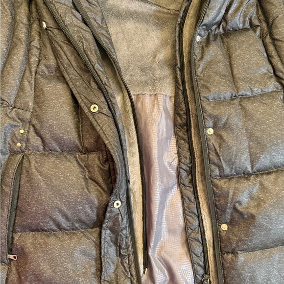 Free Country Black Down Puffer Jacket with Faux Fur Hood - Picture 4 of 11